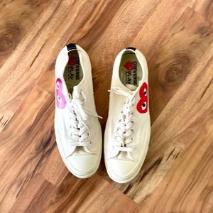 Cream converse Play sneakers